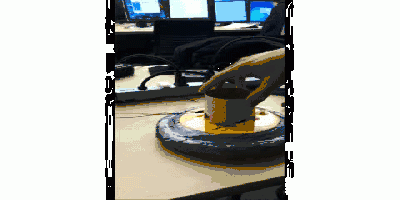 Our Hovercraft with battery-mount working